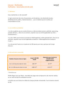 Sonorisation de site web - site associatif