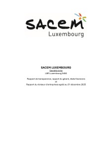 Rapport Comptes Annuels Sacem 2025