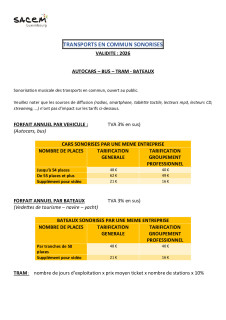13 Barème transports en commun sonorises 2026