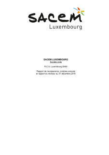 Rapport d'activité et de transparence