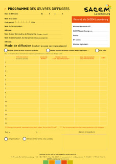 Programmes oeuvres diffusées