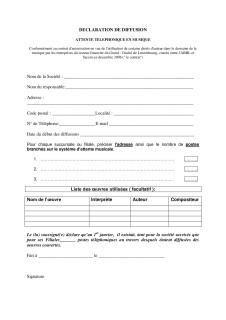 contrat ABBL Annexe - Declaration de diffusion