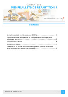 Comment lire mes feuillets