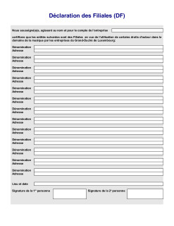Déclaration - attentes téléphoniques
