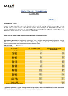 2 Barème etablissements commerciaux (C3) - 2025