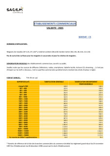 3 Barème etablissements commerciaux (C5) - 2025